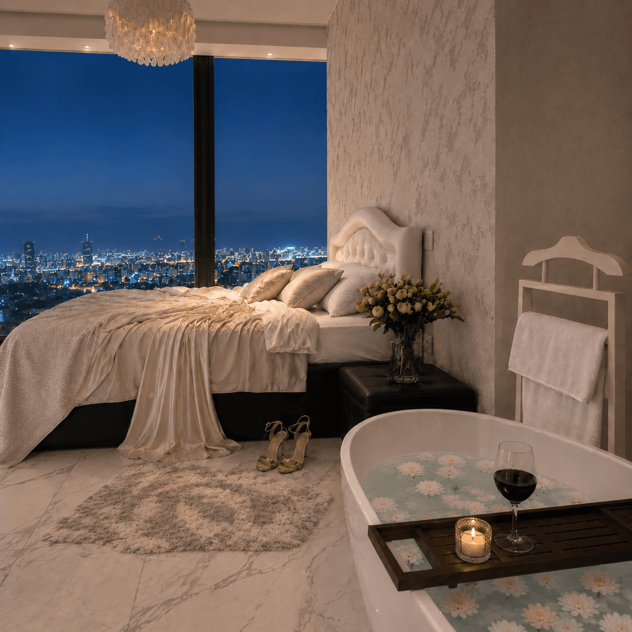 Luxury with Panoramic Bathtub